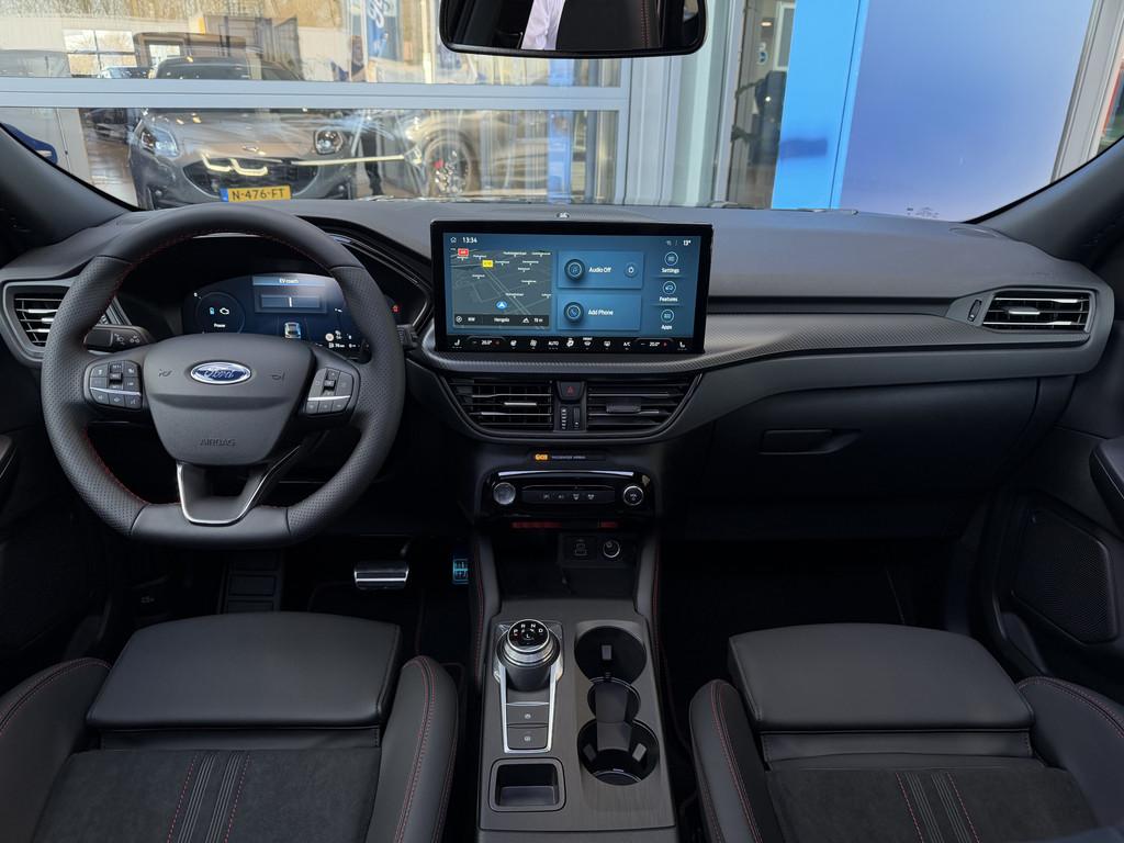 Ford Kuga 2.5 PHEV ST-Line X | Black Package | Matrix LED |, 14 kWh, Zwart, 4 cilinders, Zwart