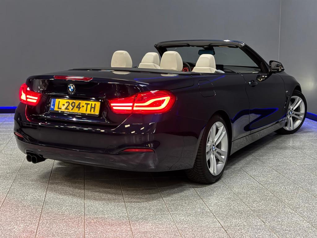 BMW 4 Serie Cabrio 430i High Executive H/K|HUD (bj 2017), Auto's, BMW, Automaat, Achterwielaandrijving, Gebruikt, Lichtsensor