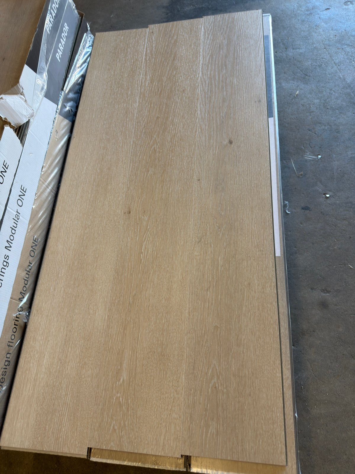 Pvc klik vloer eiken look 56,8 m2 19,4 cm breed NIEUW i, Ophalen, Kunststof, 50 tot 150 cm, Nieuw