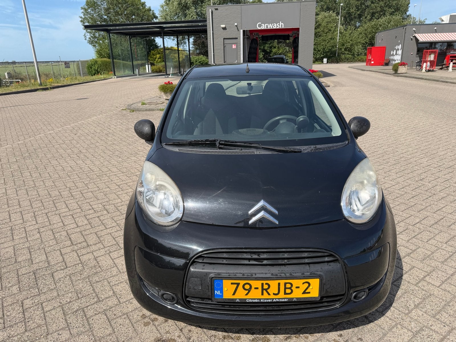 Citroën C1 1.0i 68PK 5D 2011 Zwart, Auto's, Citroën, Voorwielaandrijving, 4 stoelen, C1, Origineel Nederlands