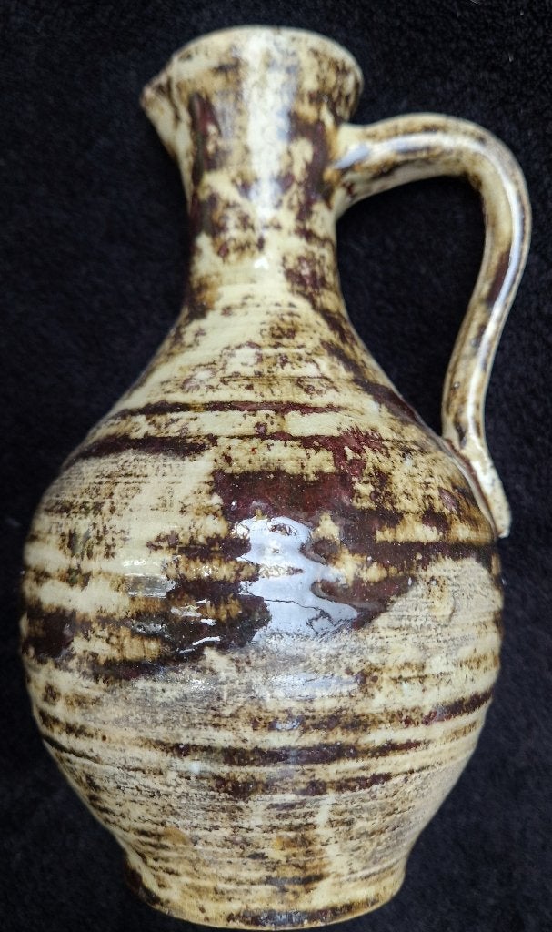 Kruik met Sang de Boeuf glazuur keramist Hans van Riessen, Ophalen of Verzenden