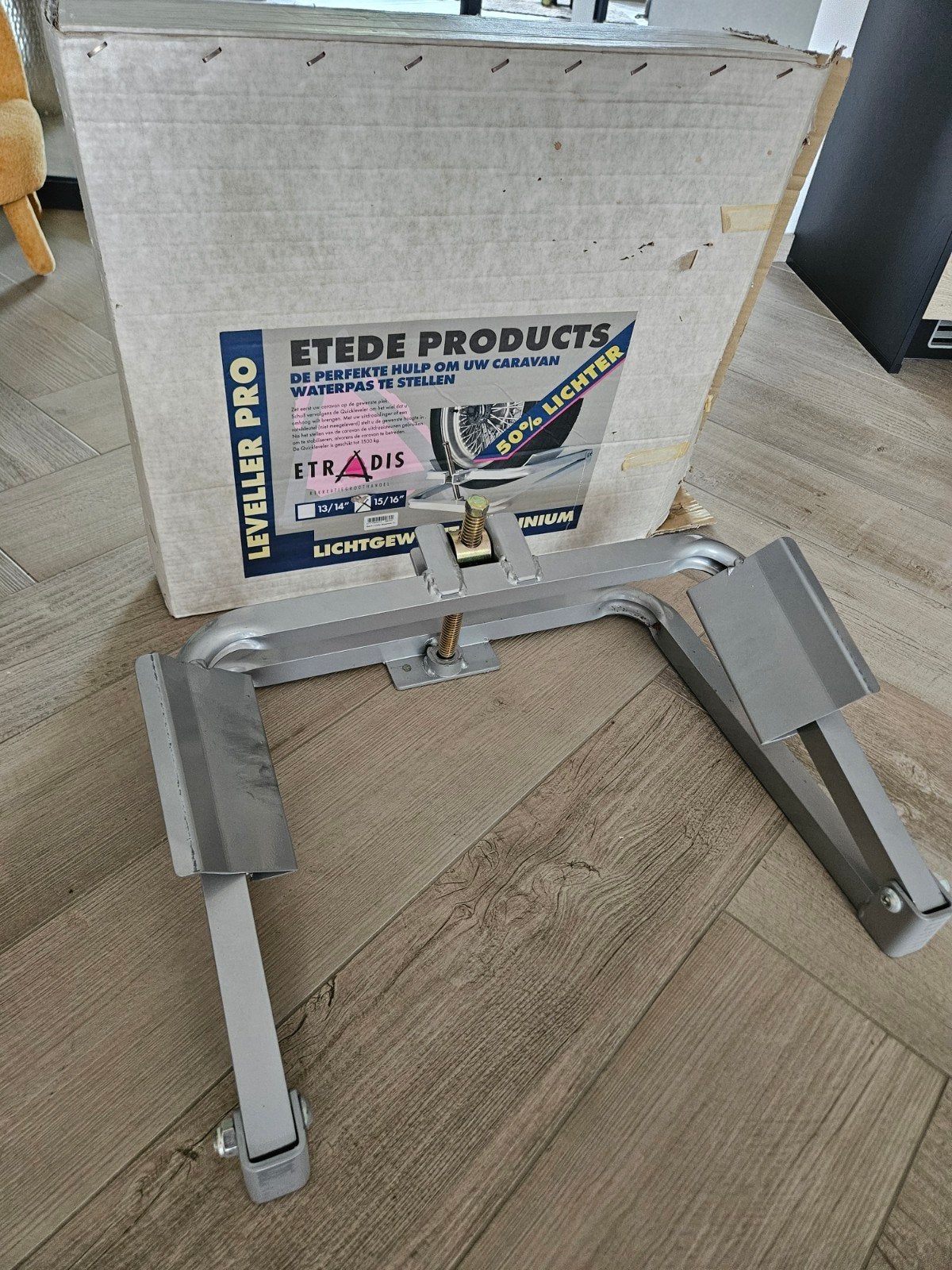 Etide Leveller Pro - Caravan Waterpas Stelsysteem, Caravans en Kamperen, Caravan accessoires, Ophalen, Zo goed als nieuw