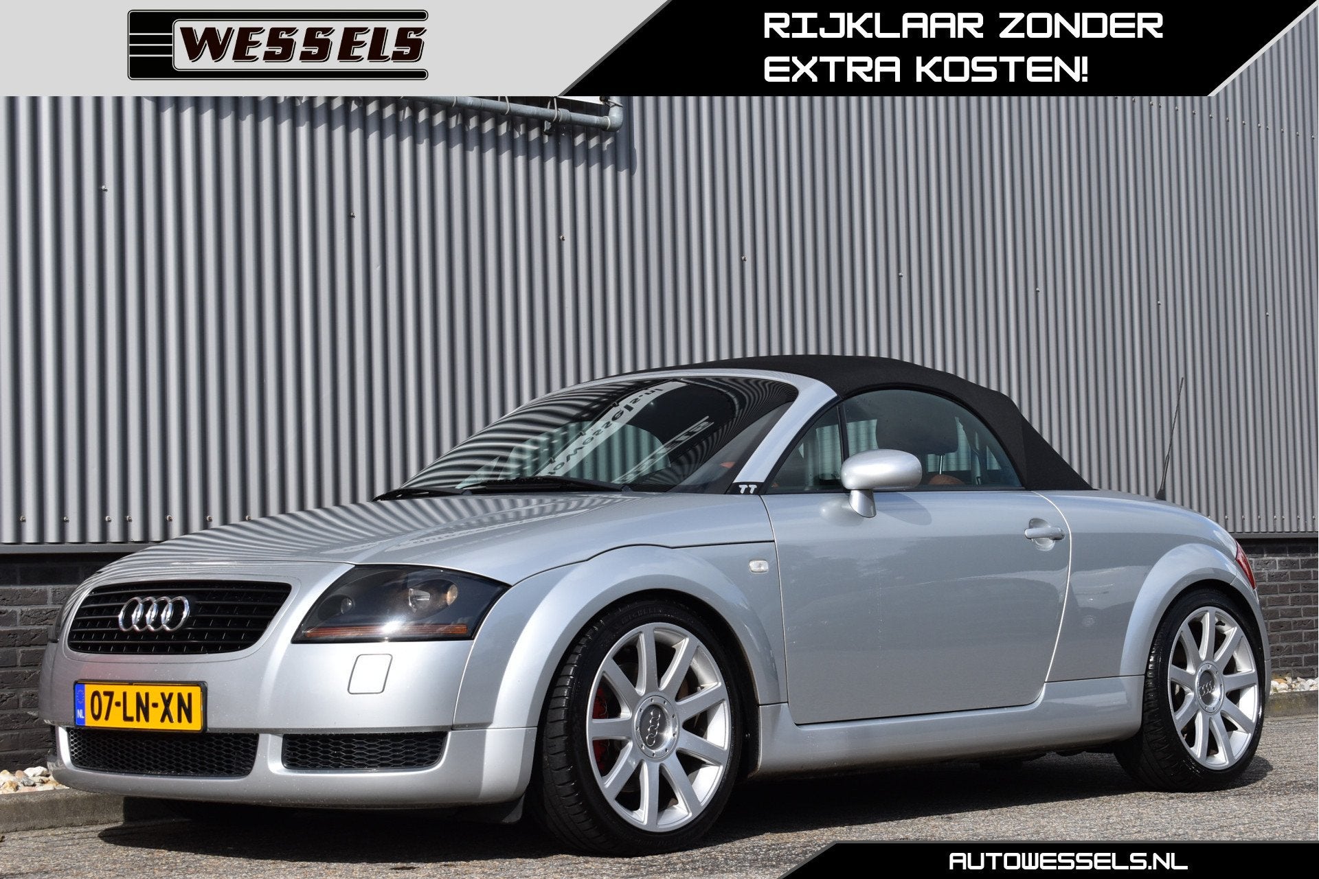Audi TT Roadster 1.8 5V Turbo quattro 225PK, Uniek mooi, Bas, Cabriolet, Bedrijf, Handgeschakeld, 2 stoelen