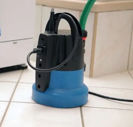 Laag aanzuigende dompelpomp 7000 l/U pompt tot 1 cm alles af, Ophalen of Verzenden, Nieuw, Elektrisch, Dompelpomp