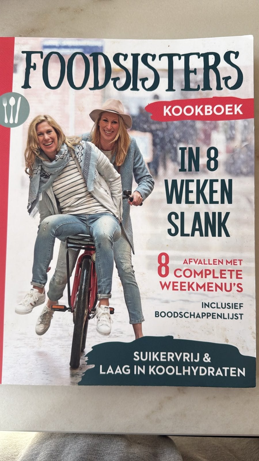 Foodsisters in 8 weken slank kookboek, Gelezen, Hoofdgerechten, Ophalen of Verzenden, Gezond koken