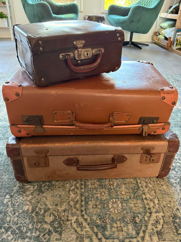 Brocante koffers, Antiek en Kunst, Ophalen