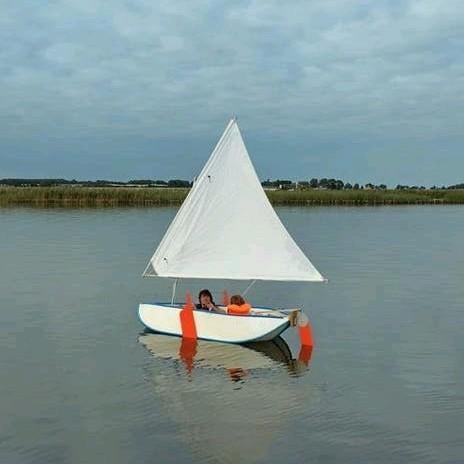 Opvouw bijboot Banana Boot 290 met extra grootzeil, Watersport en Boten, Zeilen en Zeiltoebehoren, Ophalen, Overige typen