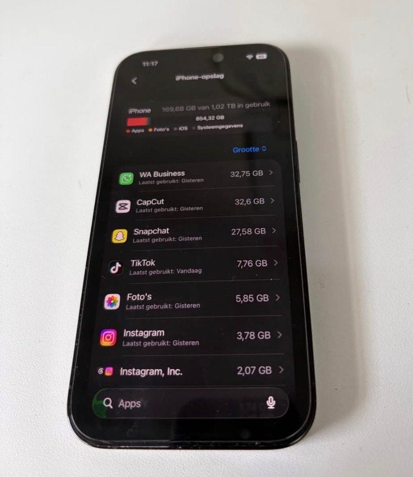 iPhone 14 Pro Max 1TB Zwart -, Telecommunicatie, Mobiele telefoons | Apple iPhone, Zwart, 1 TB, Ophalen of Verzenden, Zo goed als nieuw
