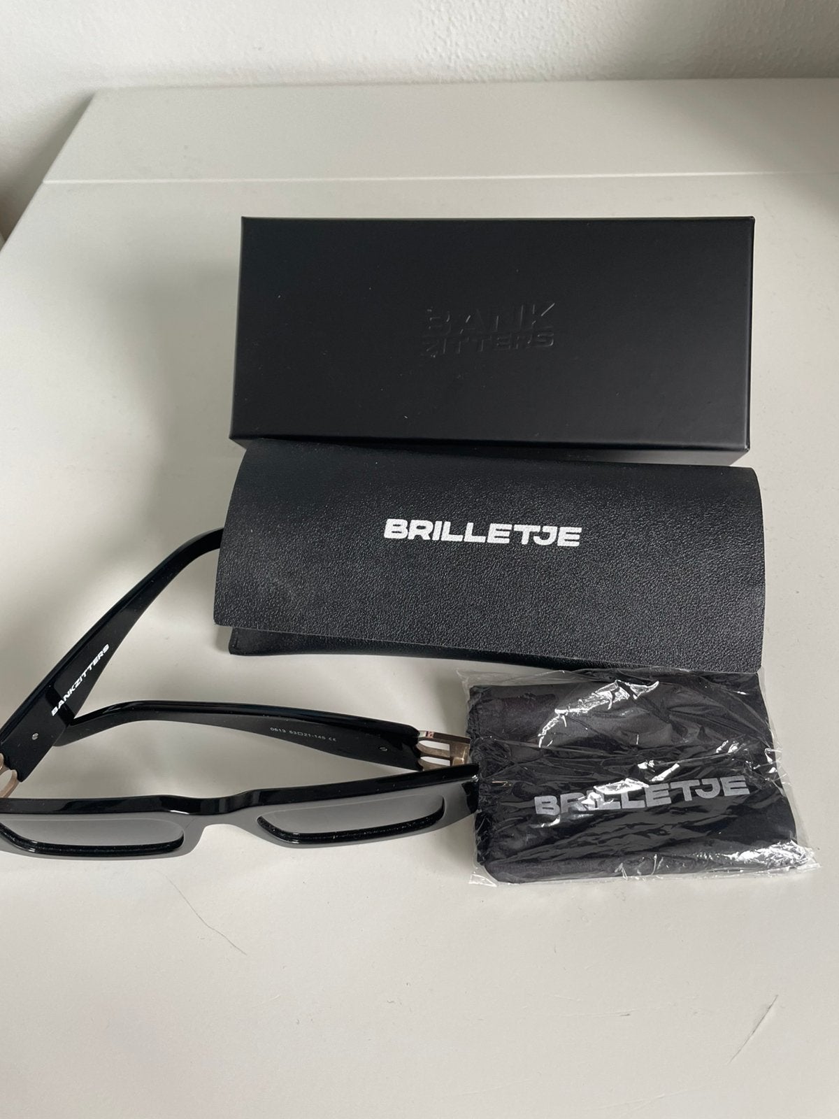 Brilletje van Bankzitters, Sieraden, Tassen en Uiterlijk, Overige merken, Zonnebril, Zwart, Nieuw
