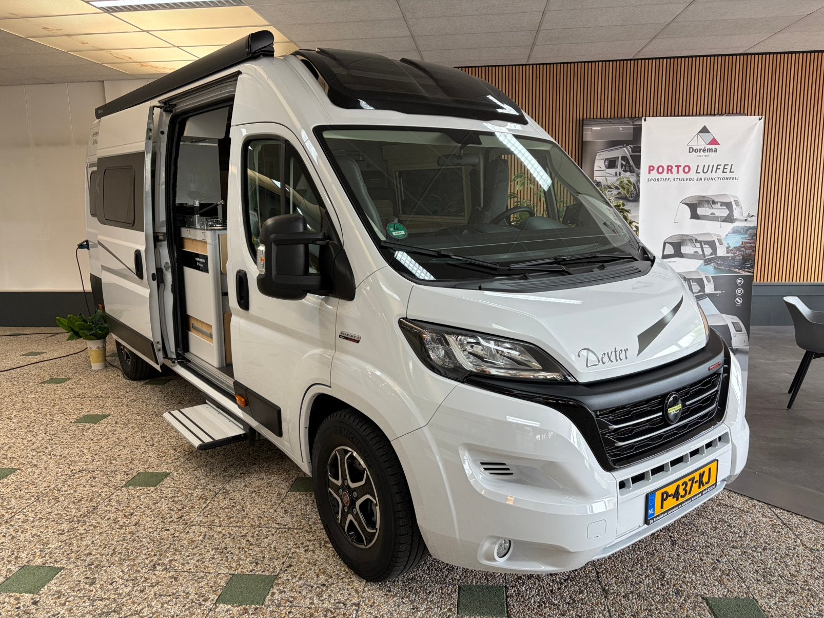 Karmann Dexter 625 enkele bedden 2022, Buscamper of Camperbus, Achteruitrijcamera, Fiat, 6 tot 7 meter