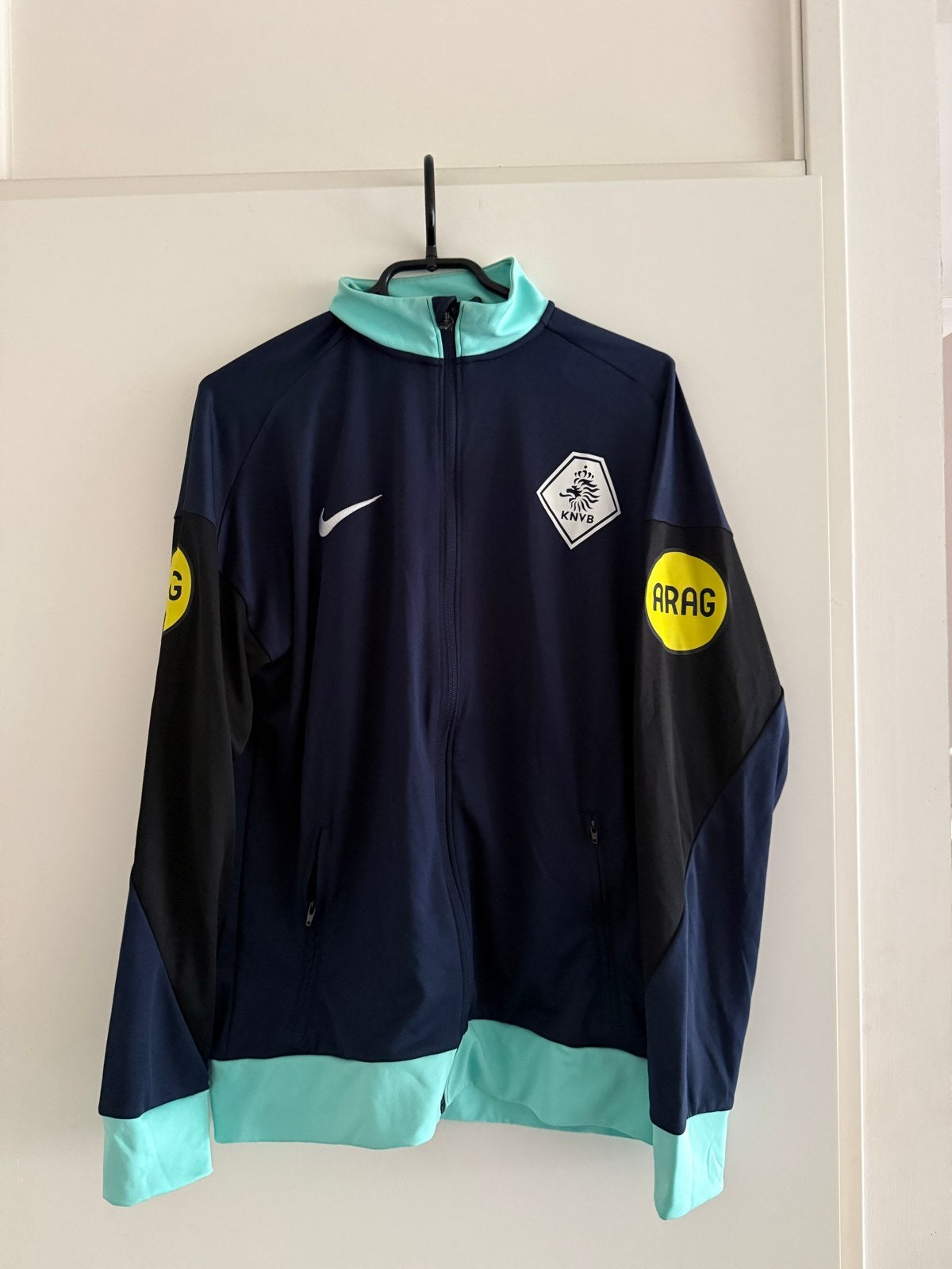 Nike KNVB Arag Trainingsjack - Maat M, Ophalen of Verzenden, Zo goed als nieuw, Voetbal, Maat 48/50 (M)