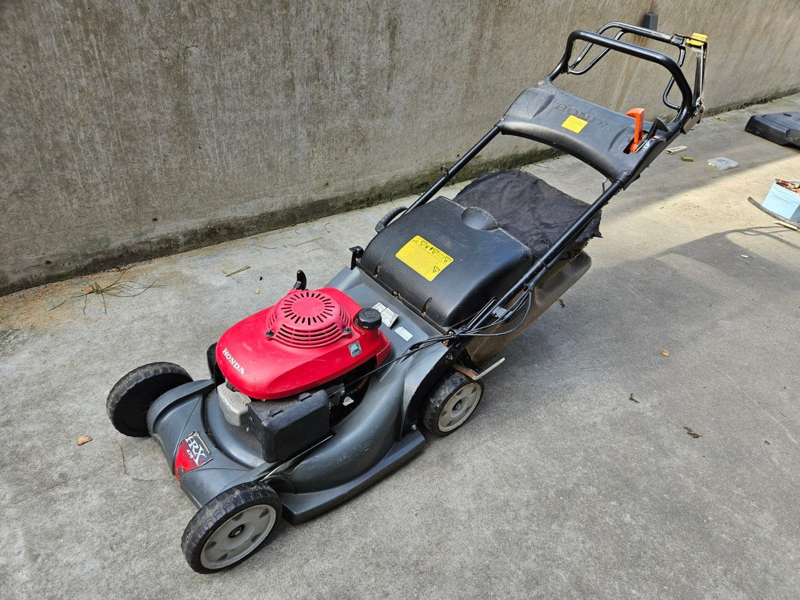 Honda HRX476CHXE – 47cm –zelfrijdende Honda kwaliteitsmaaier, Ophalen, Gebruikt