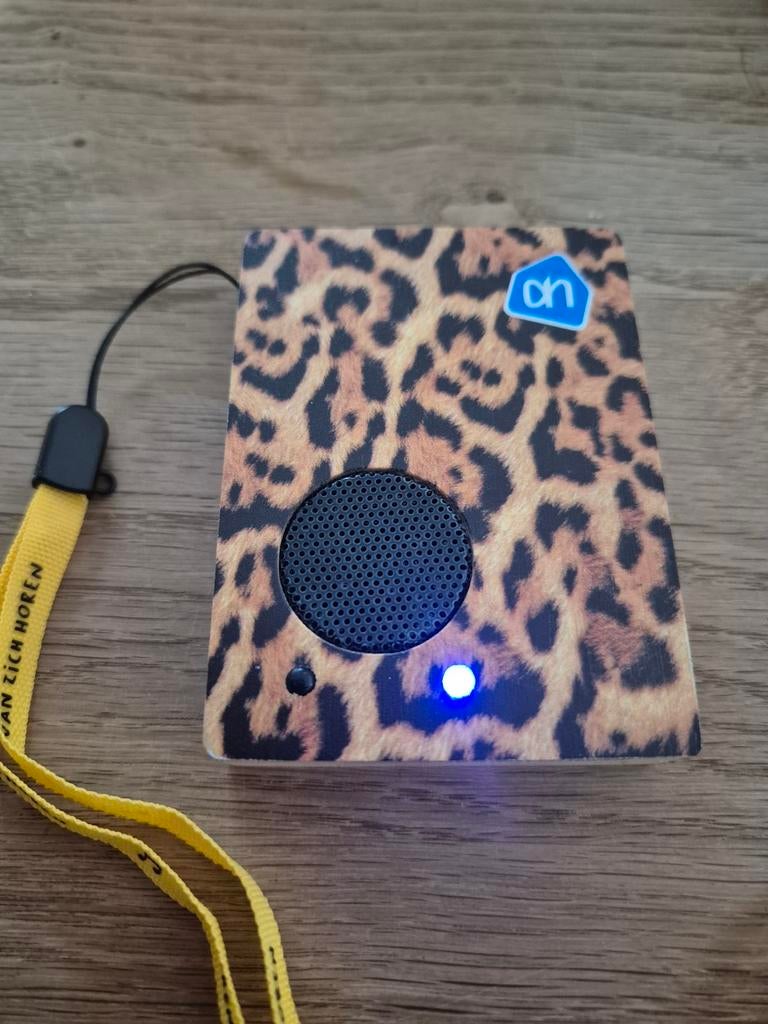 Albert Heijn Soundbox - Luipaardprint, Verzamelen, Albert Heijn, Ophalen of Verzenden