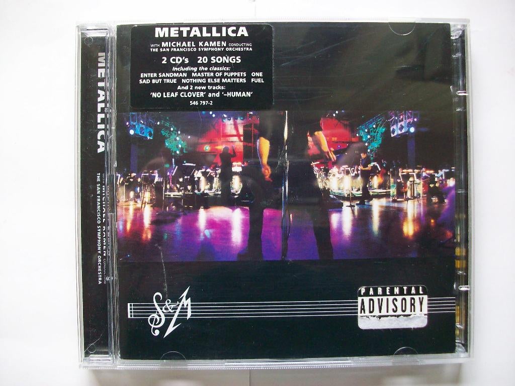 2 cd's METALLICA - S & M  & Garage Inc., Ophalen of Verzenden, Zo goed als nieuw, Poprock