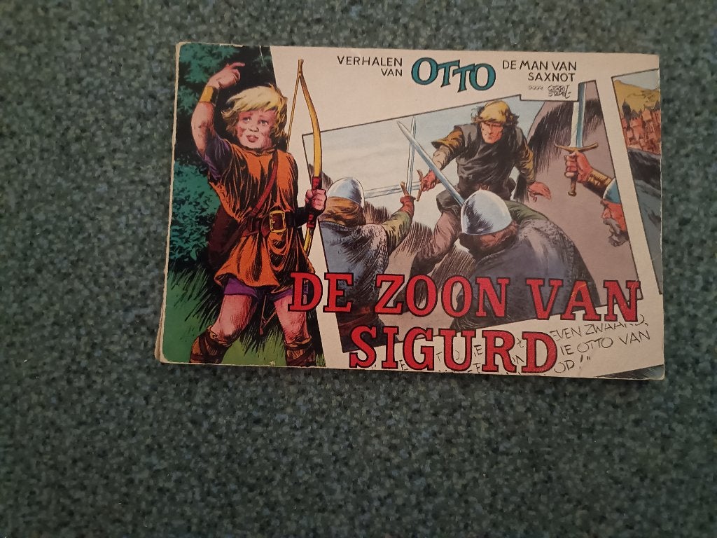 Gerrit Stapel - Otto en de zoon van Sigurd, Eén stripboek, Ophalen of Verzenden, Gelezen, Gerrit Stapel