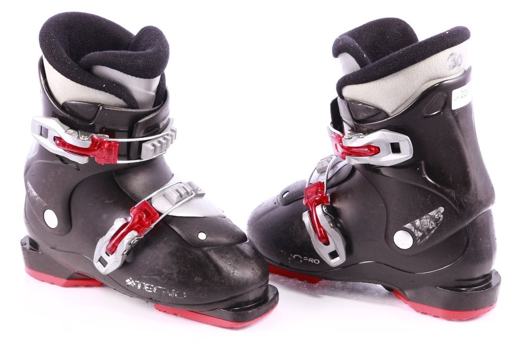 30 31 32 EU kinder skischoenen TECNO PRO T45, black/grey, Overige merken, Gebruikt, Verzenden, 100 tot 140 cm