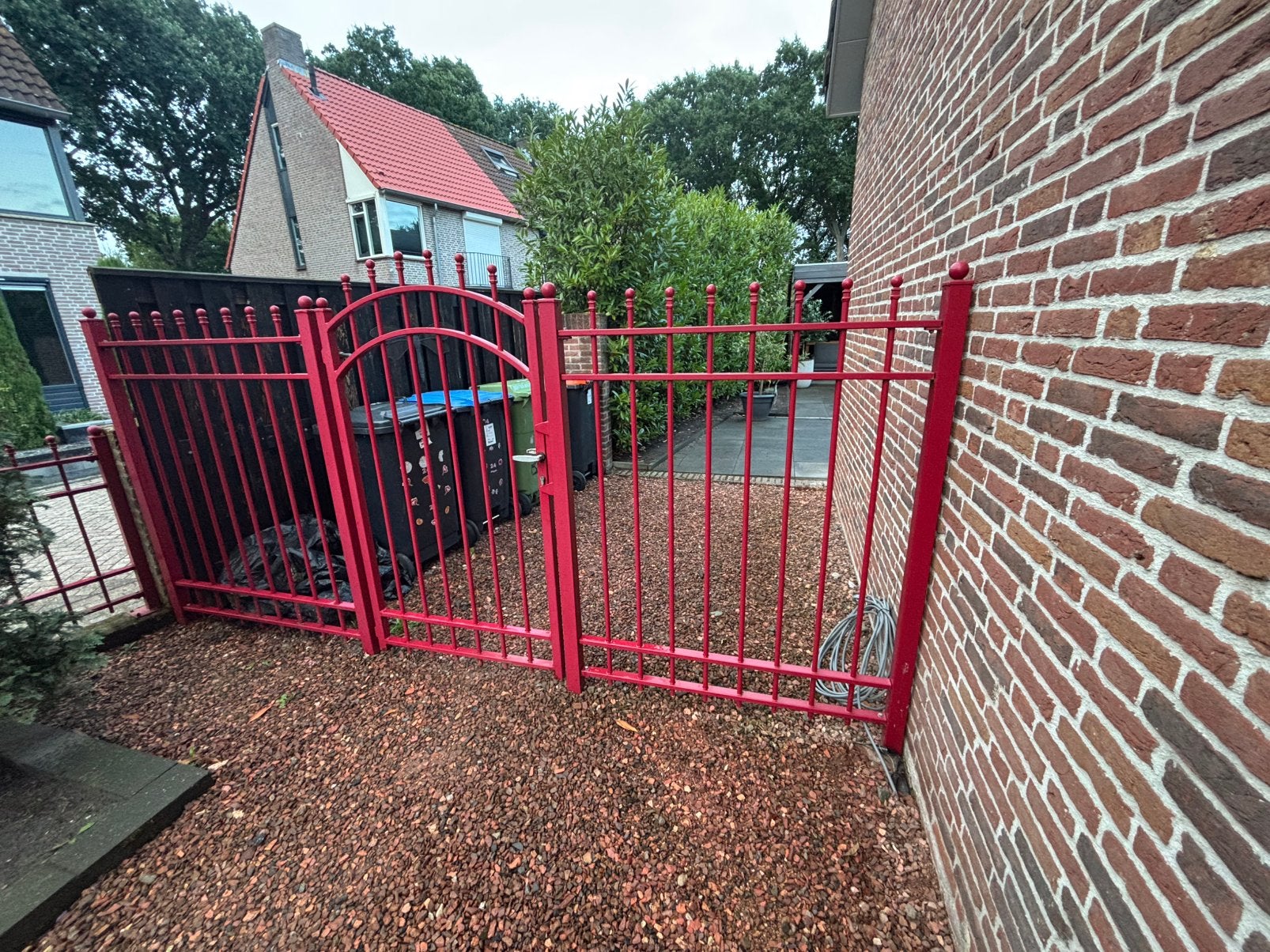 Sierhek inclusief poort, Tuin en Terras, Ophalen, Met poort, Gebruikt, Sierhekwerk