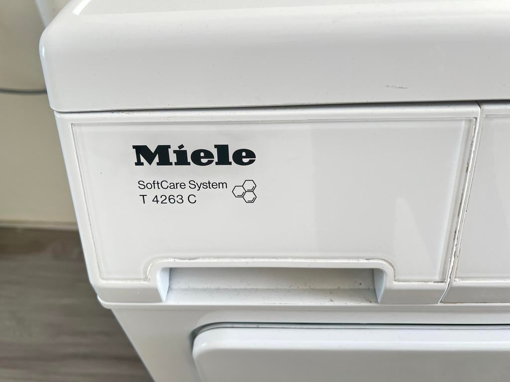 Miele Condens wasdroger T 4263 C - Uitstekende staat, Ophalen, 6 tot 8 kg, Zo goed als nieuw, Voorlader