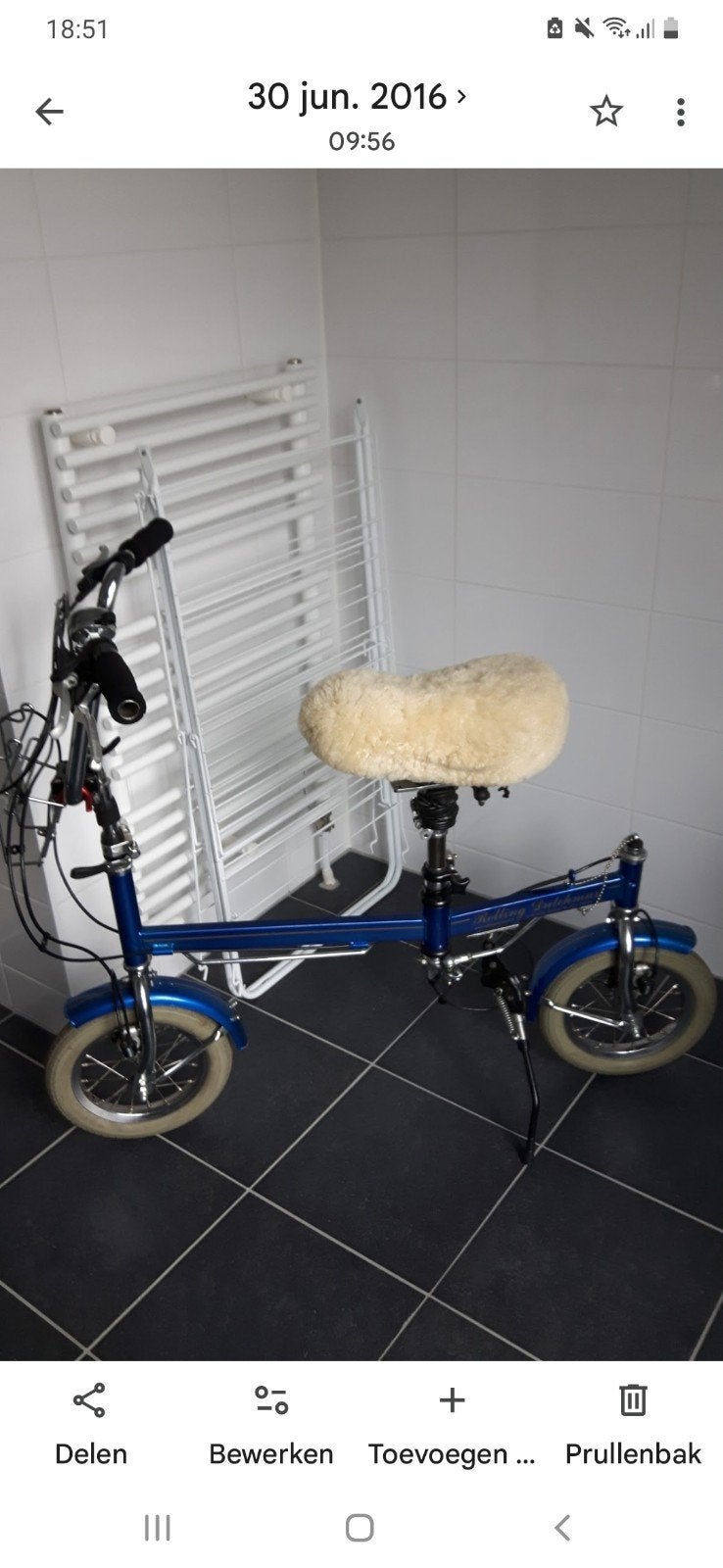 Loophulp/loopfiets Rolling Dutchman Rolls Royes onder de loo, Ophalen, Minder dan 14 inch