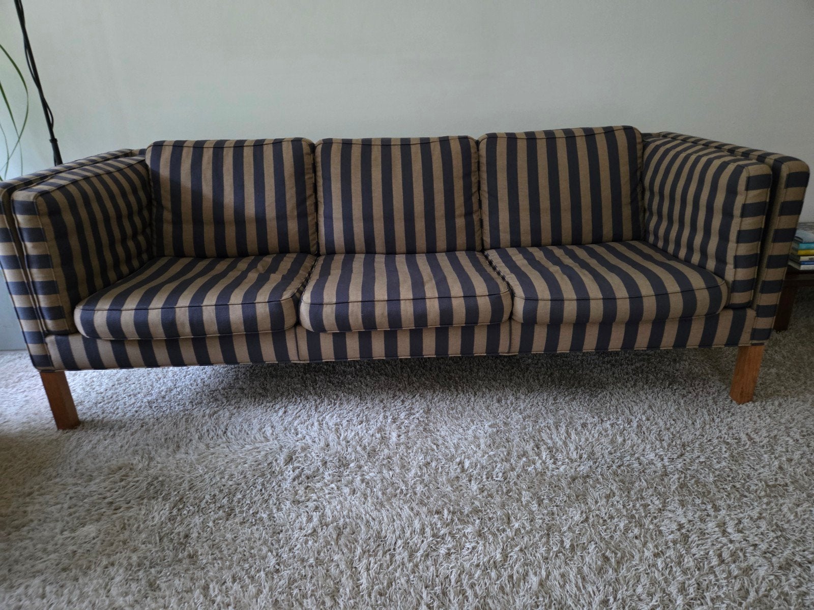 TWEE dezelfde deense design 3-zits bank Børge Mogensen, Huis en Inrichting, Ophalen, Gebruikt, Driepersoons, 75 tot 100 cm