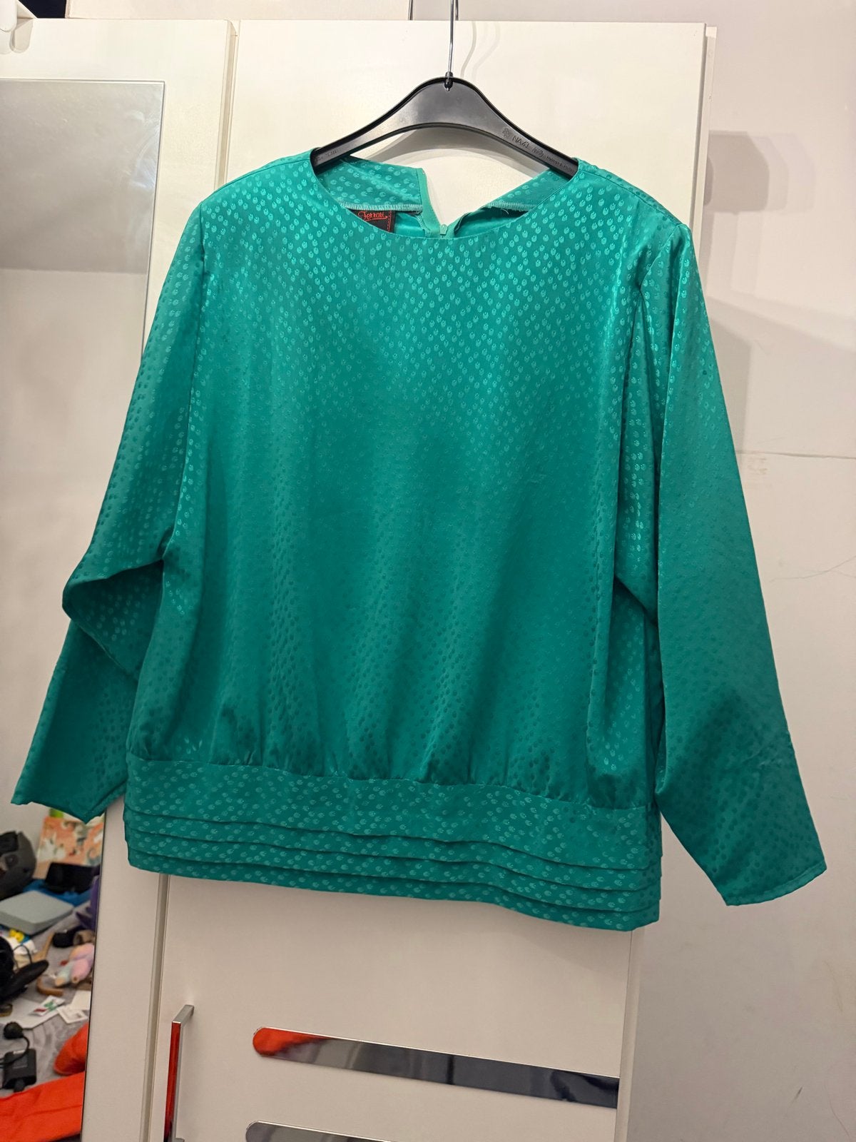 Nicki Ferrari Groene Blouse Maat L, Ophalen of Verzenden, Gedragen, Maat 42/44 (L), Groen