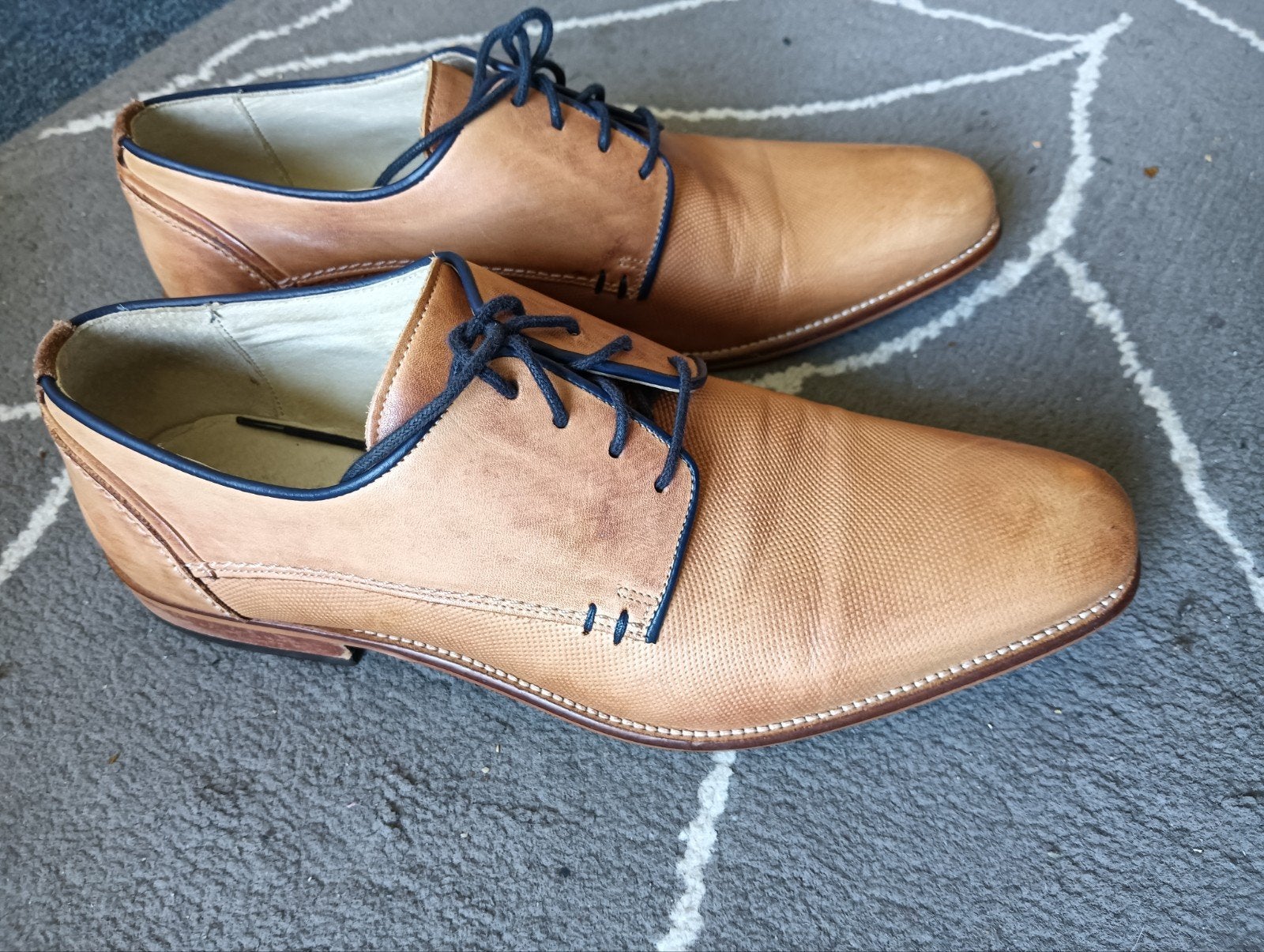 goed als nieuwe nette leer schoenen NELSON maat 43, Ophalen of Verzenden, Zo goed als nieuw, Zwart