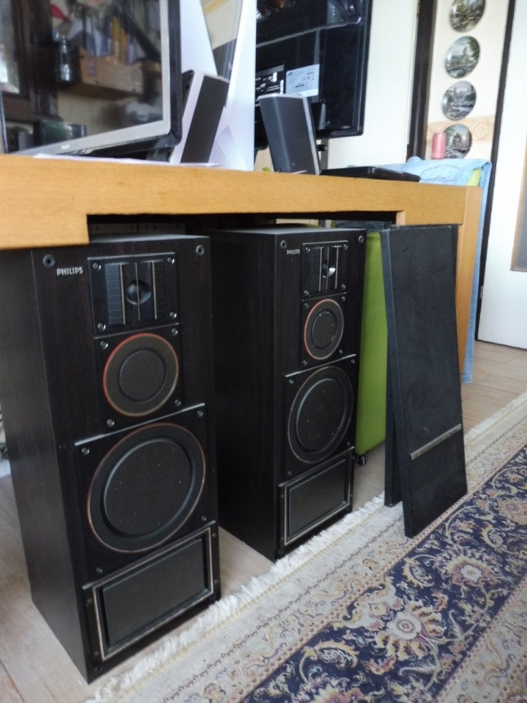 Philips 9432 DRC MK2 luidsprekers, Audio, Tv en Foto, Luidsprekers, Ophalen, Philips, Gebruikt, 60 tot 120 watt