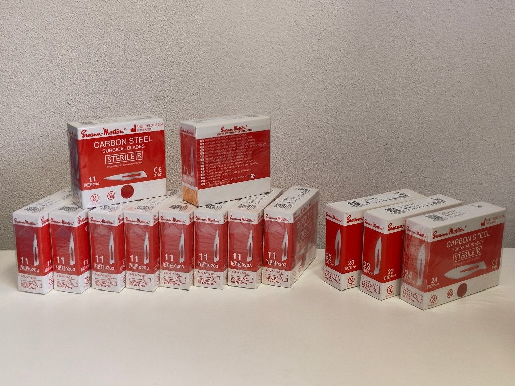 Nieuw (Sterile): Swann Morton scalpelmesjes (scalpel mesjes), Ophalen of Verzenden, Nieuw