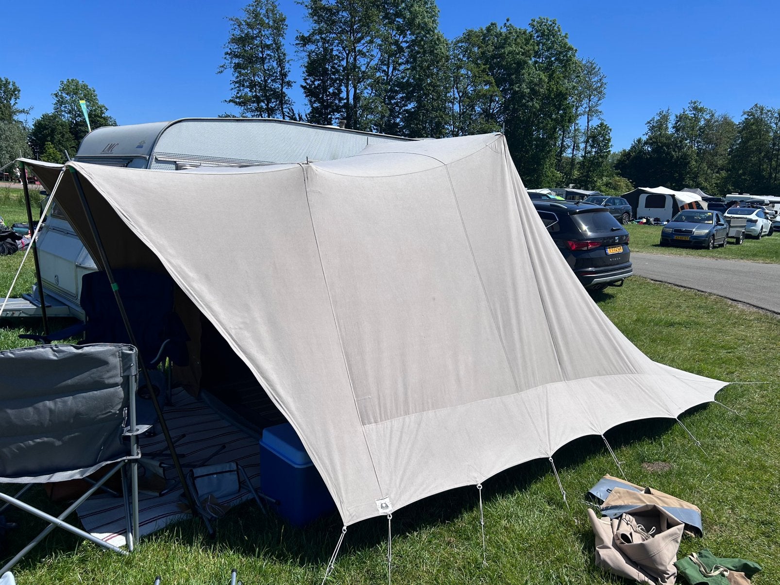 de waard tent Tureluur jaren 80 retro katoenen katoen, Ophalen, Gebruikt, Tot en met 3