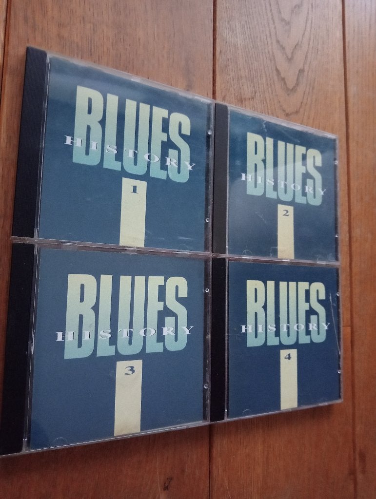 In 1 koop 4 Blues History Deel 1,2,3 & 4 (CD K West), Ophalen of Verzenden, Gebruikt, Blues, Reissue