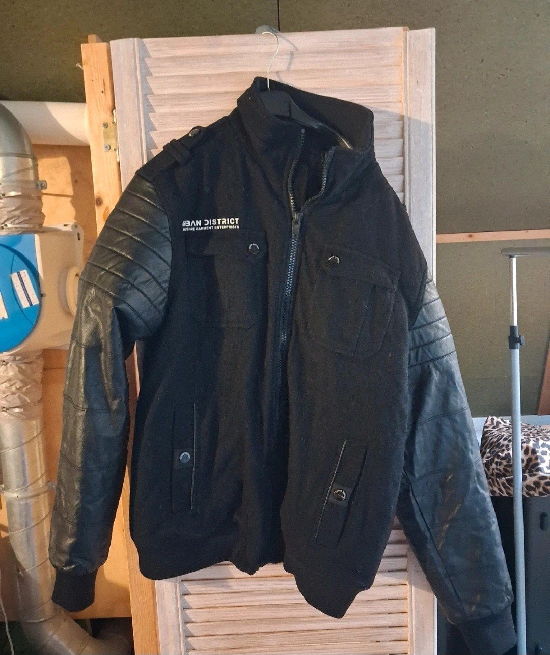 Urban District jas zwart maat S/M, Kleding | Heren, Maat 48/50 (M), Zwart, Gedragen, Urban District
