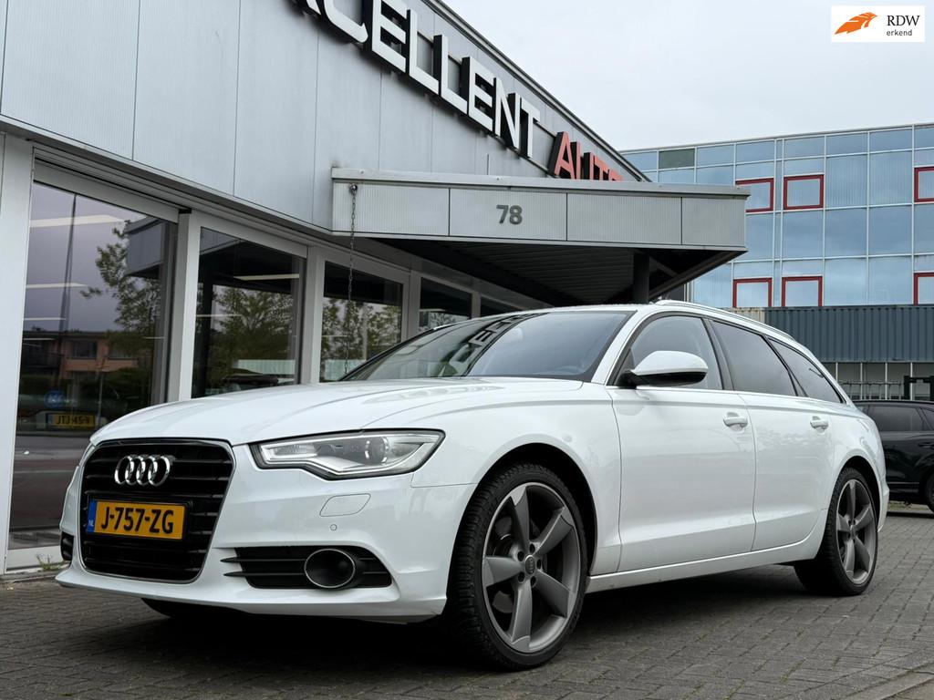 Audi A6 Avant 2.0 TDI ultra Sport Edition - ACC - Navigatie, Auto's, Wit, Leder, Diesel, 22 km/l