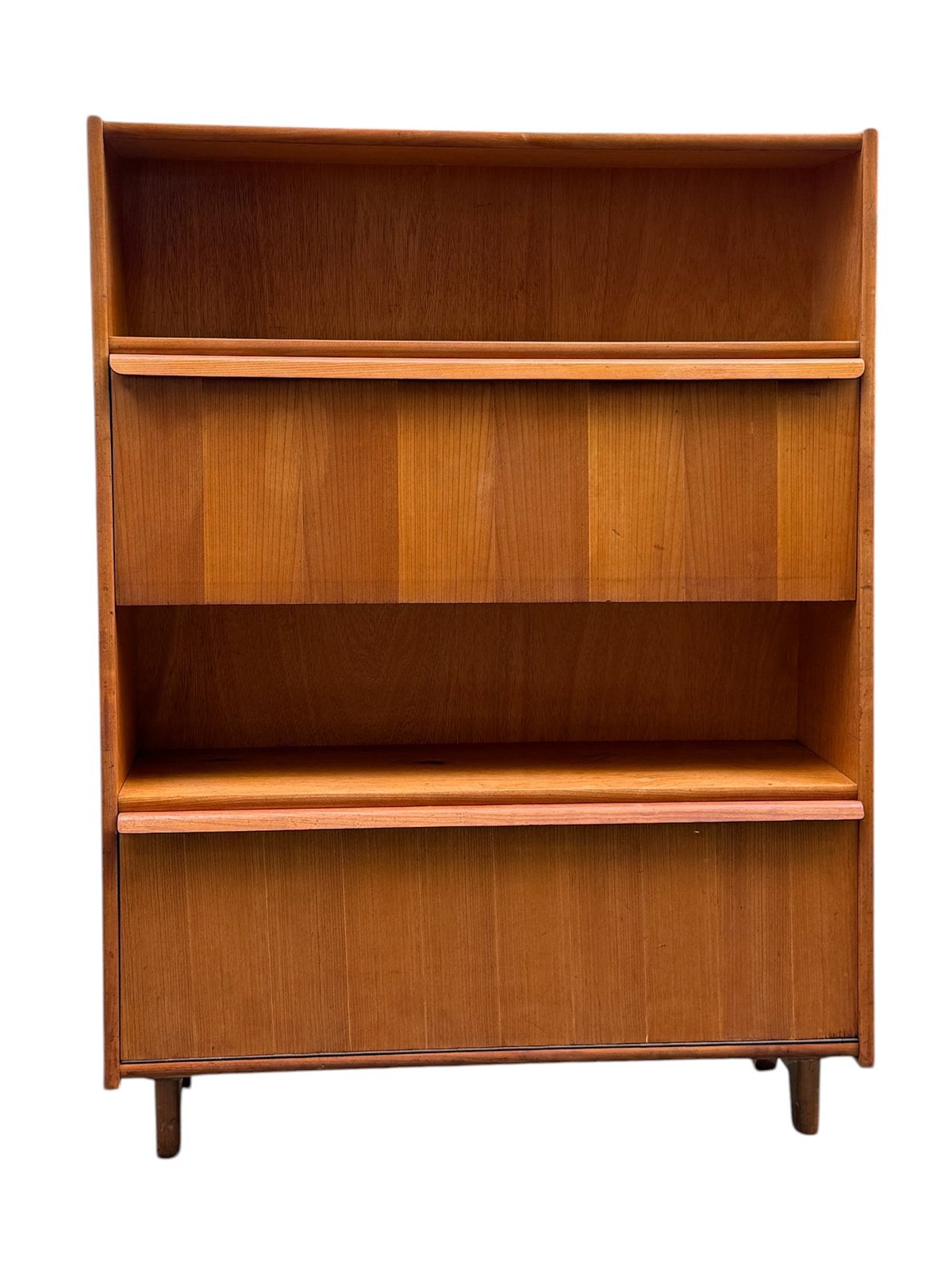 Pastoe stijl secretaire, Ophalen, Teakhout, Scandinavisch, 50 tot 100 cm