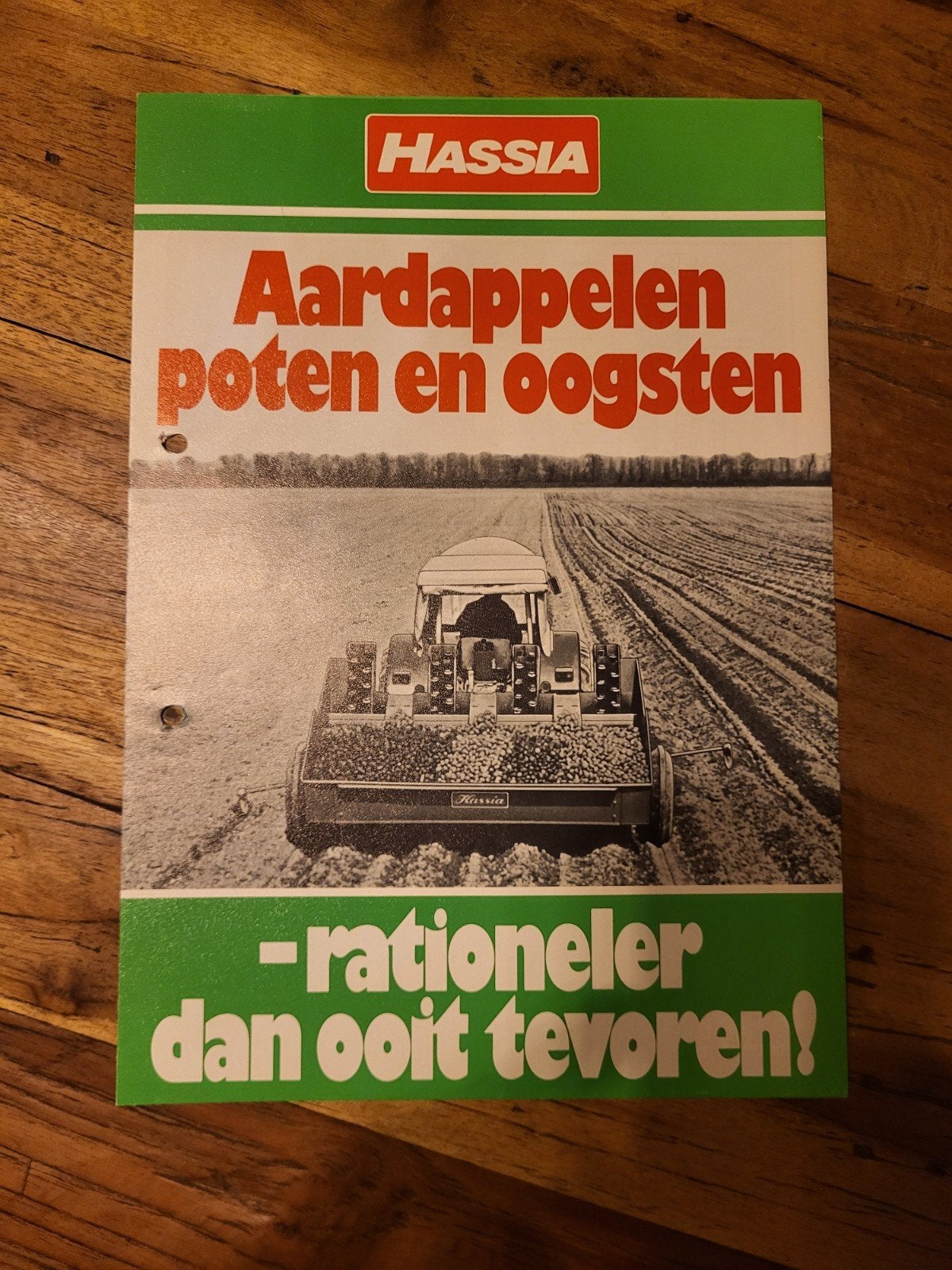 tractor folder Hassia aardappelpootmachine, Ophalen of Verzenden, Zo goed als nieuw