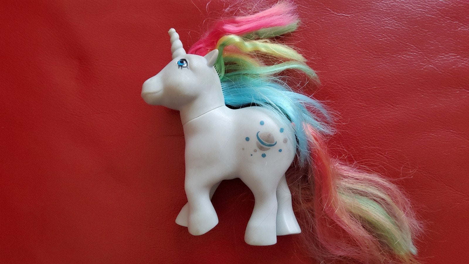 Vintage My Little Pony Hasbro G1 Moonstone Rainbow eenhoorn, Ophalen of Verzenden