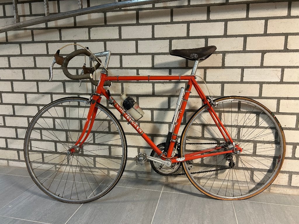 Vintage racefiets Chris Jeucken – retro, Fietsen en Brommers, Minder dan 10 versnellingen, Gebruikt, Staal, Ophalen