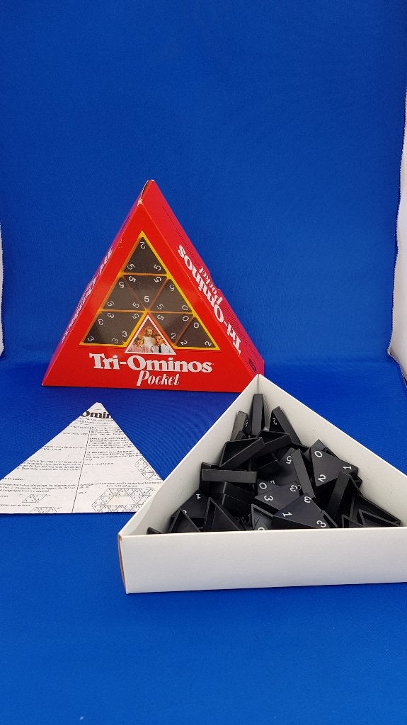 Tri-Ominos pocket, Goliath 1989. Helemaal compleet. 7B6, Tweedehands verkoop, Tweedehands verkoop, Gebruikt, Ophalen of Verzenden