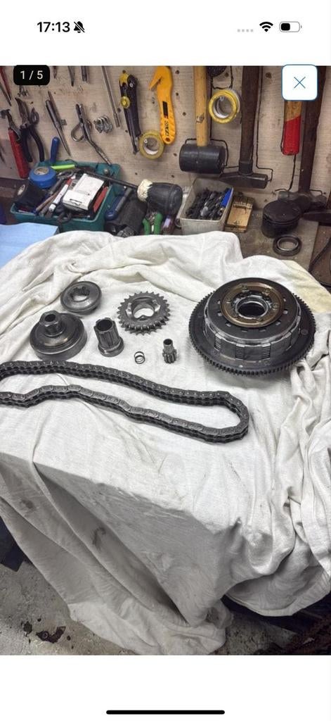 Motorblok  Harley met gereviseerde cilinders, Motoren, Ophalen of Verzenden, Gereviseerd