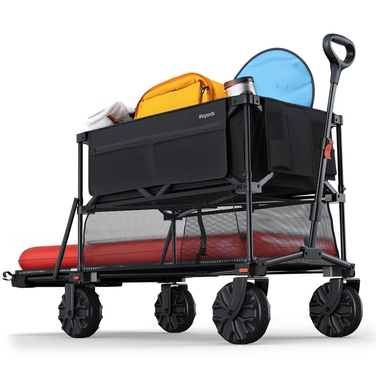 LifeGoods Bolderkar - Opvouwbaar & Ruim, Caravans en Kamperen, Ophalen, Opvouwbaar, Nieuw