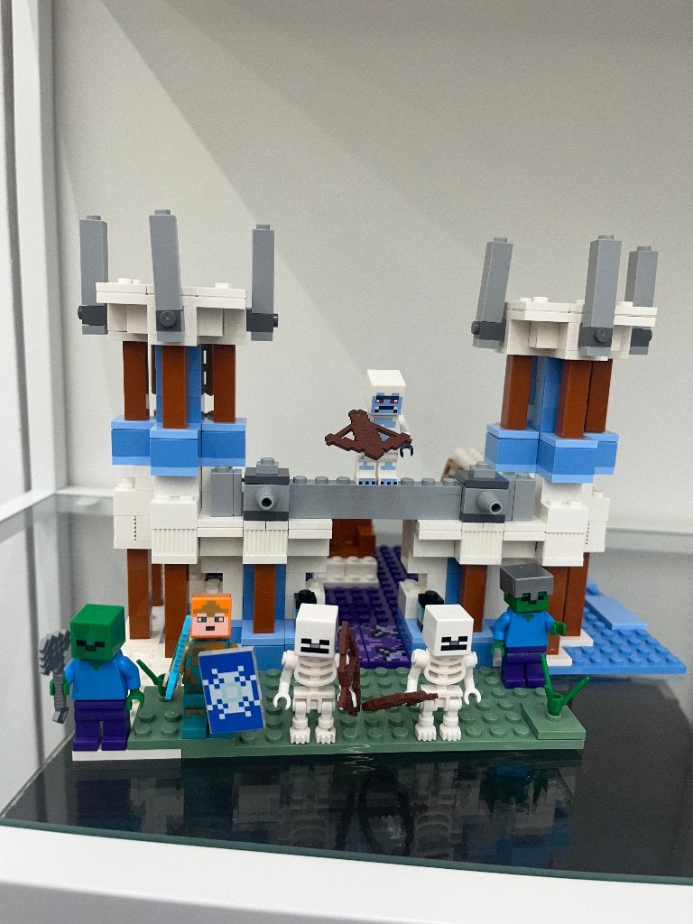Lego minecraft set 21186., Gebruikt, Minecraft, Lego, Compleet