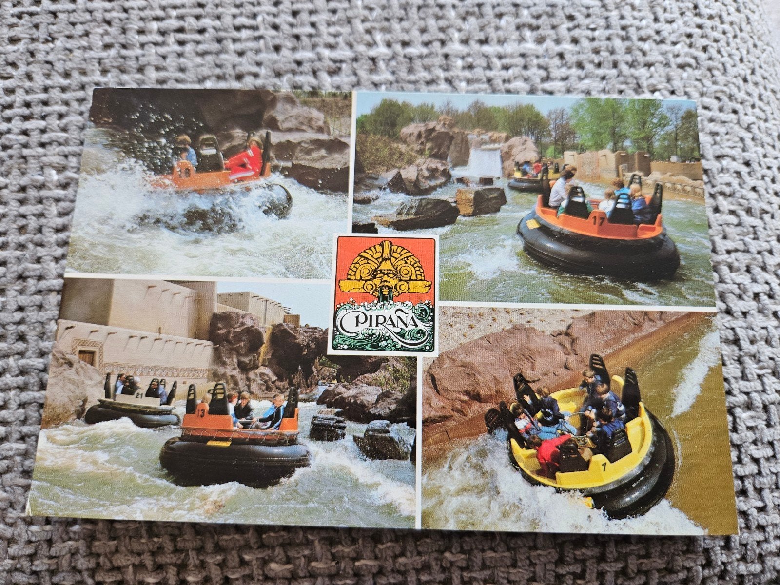 Efteling Piranha Ansichtkaart - 1984, Verzamelen, Efteling, Ophalen of Verzenden, Gebruikt, Overige typen