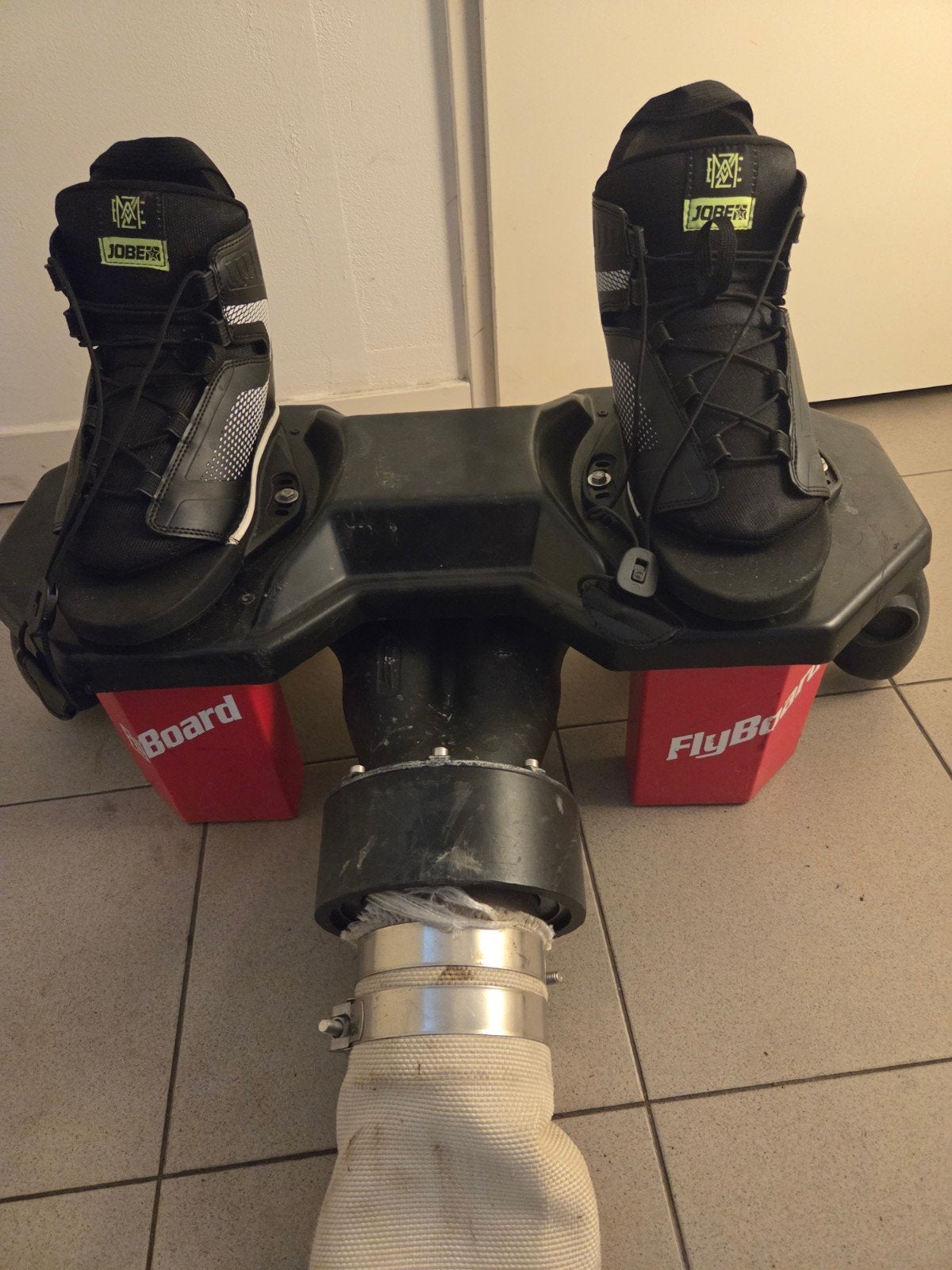 Flyboard set compleer, Ophalen