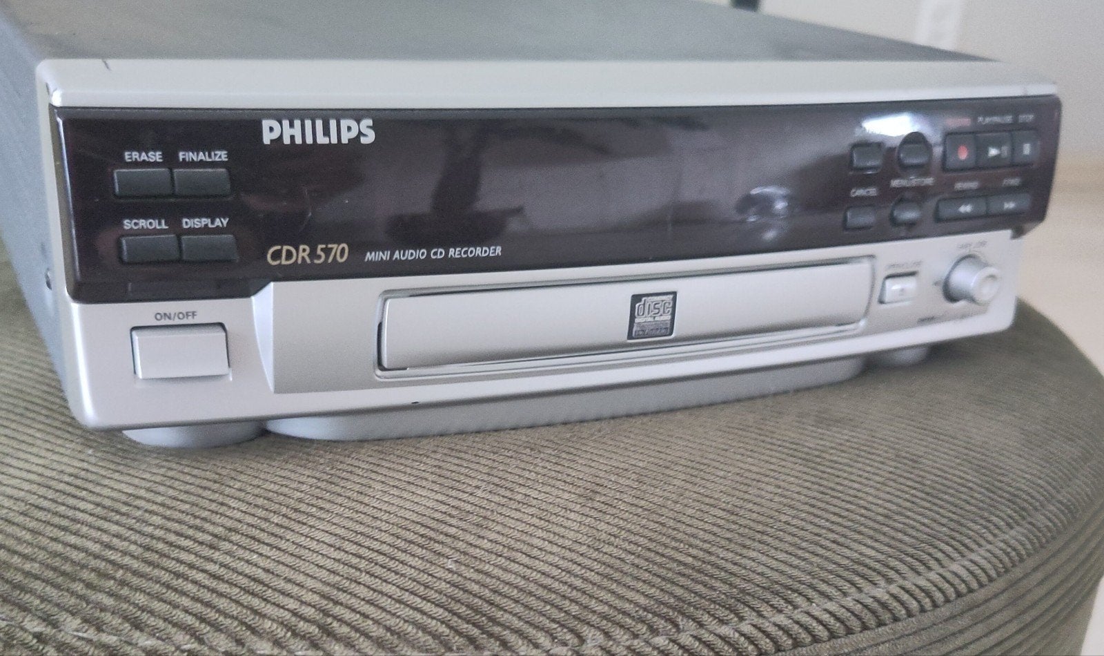 Philips cdr570 mini audio cd recorder, Ophalen, Gebruikt, Philips