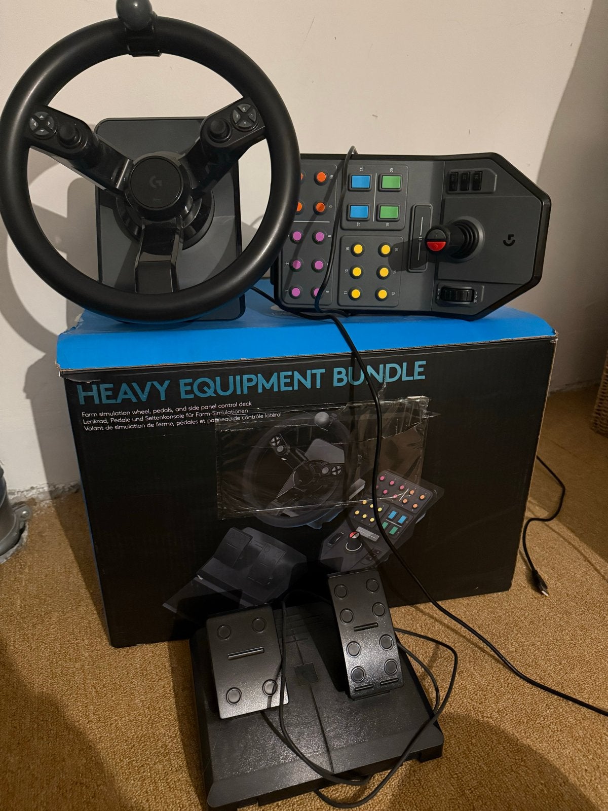 Logitech G Saitek Tractor Farming Simulator, Spelcomputers en Games, Ophalen, 1 speler, Zo goed als nieuw, Vanaf 3 jaar