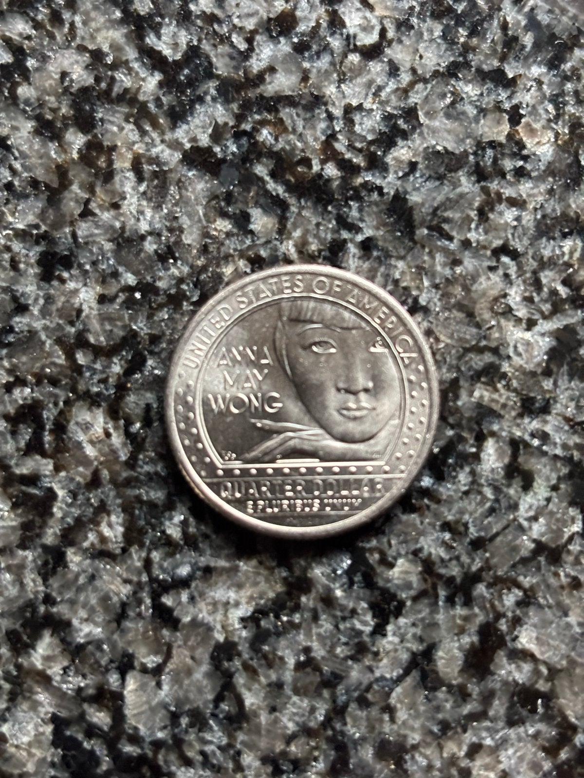 Amerikaanse Quarter Dollar - Anna May Wong (2022), Verzenden, Noord-Amerika, Losse munt