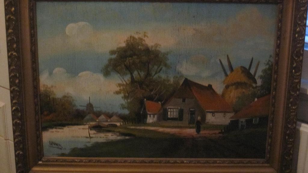 Nostalgisch schilderij, Antiek en Kunst, Kunst | Schilderijen | Klassiek, Ophalen