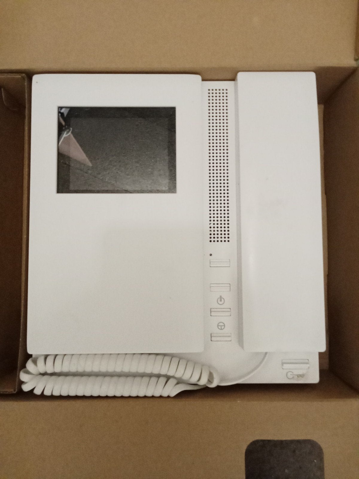 Video intercom met handset en scherm, Ophalen of Verzenden, Zo goed als nieuw