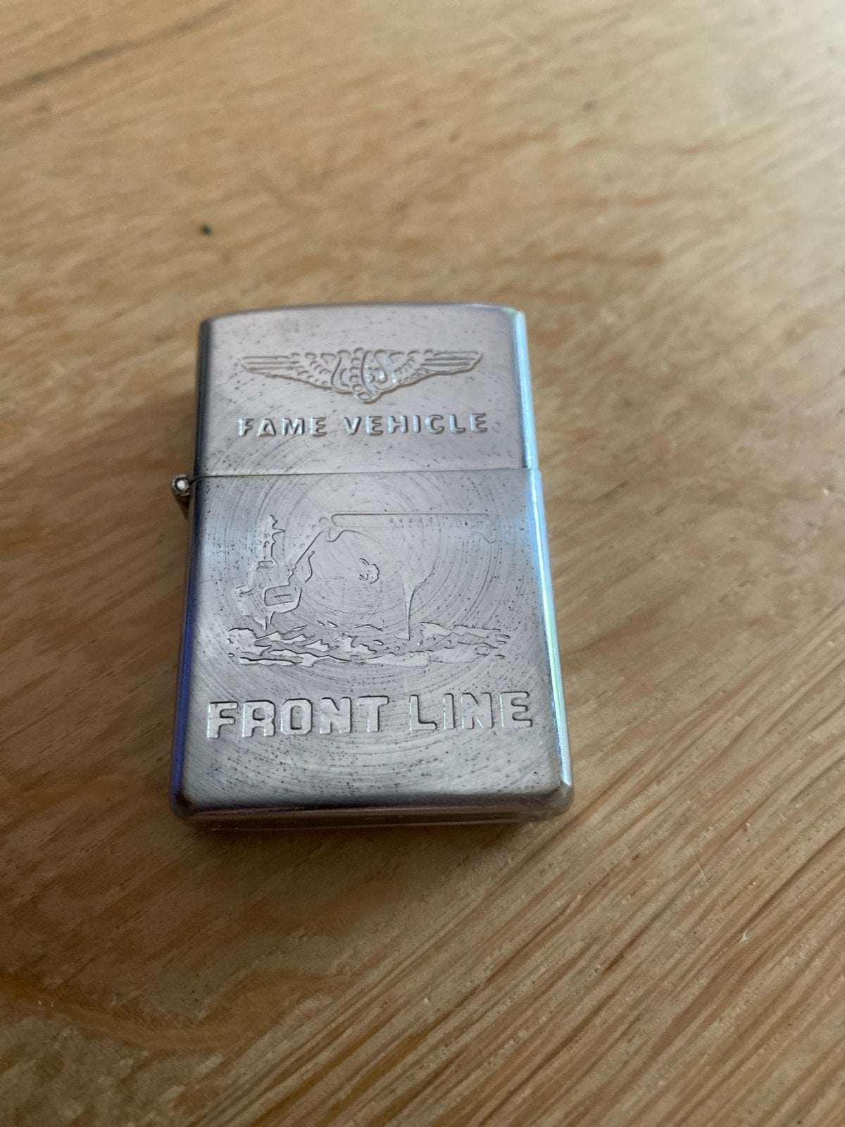 Vintage Xania aansteker - Fame Vehicle Front Line, Ophalen of Verzenden, Gebruikt, Aansteker