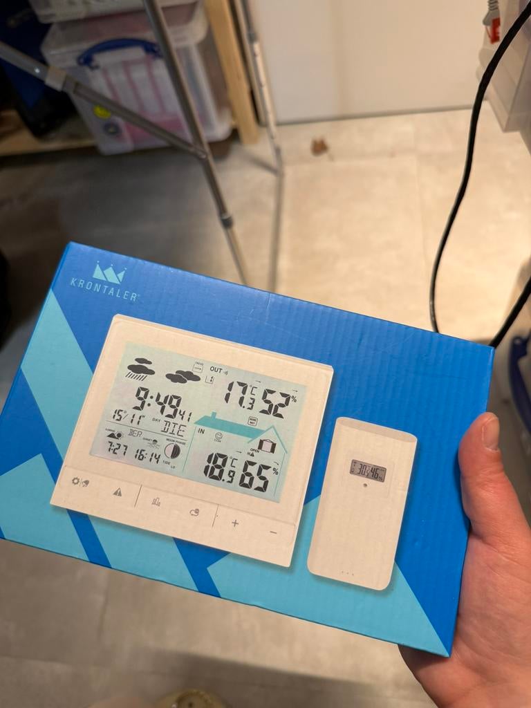 Weerstation nieuw, Doe-het-zelf en Verbouw, Meetapparatuur, Ophalen of Verzenden, Nieuw