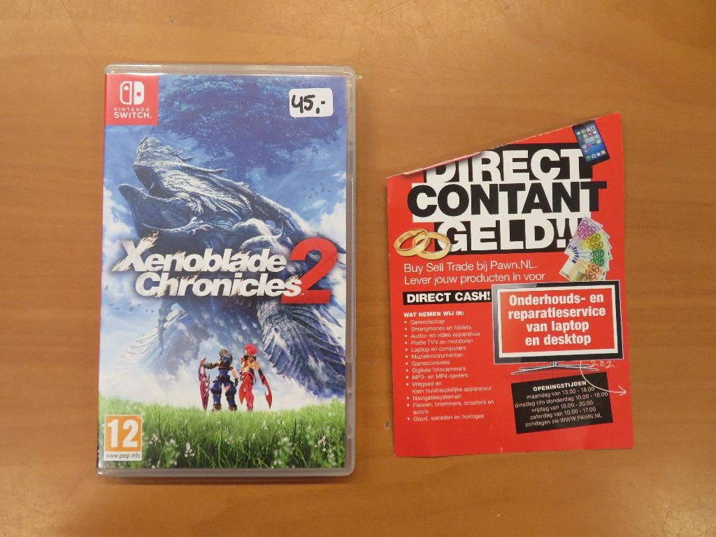 Nintendo Switch Xenoblade Chronicles 2 | Pawn Eindhoven, Spelcomputers en Games, Games | Nintendo Switch, Ophalen, Gebruikt, 1 speler